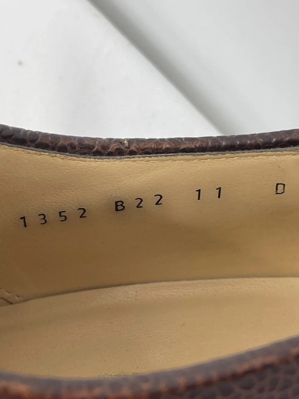 Salvatore Ferragamo Dark Brown Pebbled Leather Derby Shoes